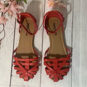 Selena Gomez red sandals size 8